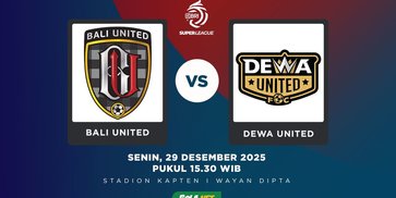 Tempat Menonton Bali United vs Dewa United: Tayang di TV Apa dan Live Streaming di Mana BRI Super League Hari Ini?