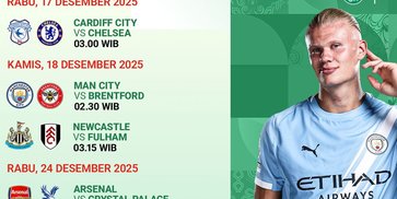 Berikut Jadwal Perempat Final Carabao Cup 2025/26, Tayang di Vidio
