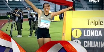 Bekuk Tuan Rumah, Maria Natalia Londa Sabet Medali Emas Lompat Jangkit Putri SEA Games 2025 Bekuk Tuan Rumah, Maria Natalia Londa Sabet Medali Emas Lompat Jangkit Putri SEA Games 2025