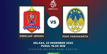 Prediksi BRI Super League: Persijap vs PSIM Yogyakarta 23 Desember 2025