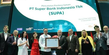 Saham Superbank Tembus ARA, Debut Perdana SUPA Menguat Signifikan