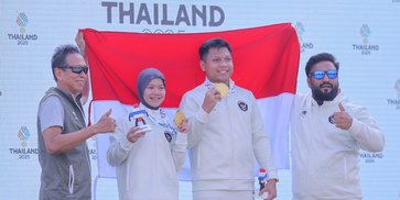 Iqbal Raia Prabowo/Arista Putri Darmoyo Dulang Medali Emas Menembak untuk Indonesia di SEA Games 2025 Iqbal Raia Prabowo/Arista Putri Darmoyo Dulang Medali Emas Menembak untuk Indonesia di SEA Games 2025