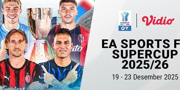 Berikut Jadwal Pertandingan Supercoppa Italiana 2025/26, Tayang di Vidio