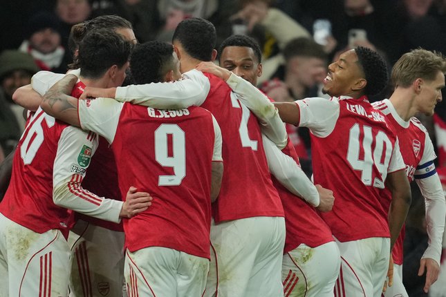 Susunan Pemain Arsenal vs Crystal Palace