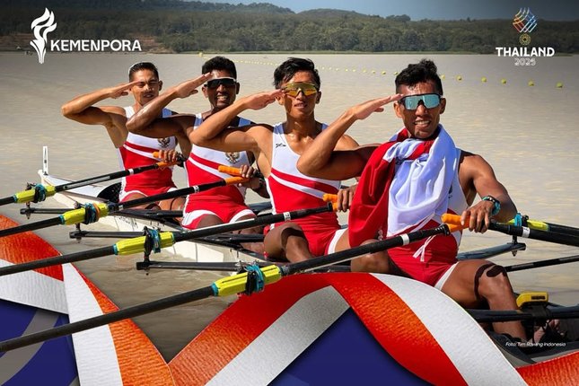 Juga Menang di Nomor Lightweight Men's Quadruple Sculls Juga Menang di Nomor Lightweight Men's Quadruple Sculls