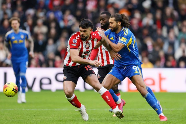 Sunderland vs Leeds United Berakhir Imbang