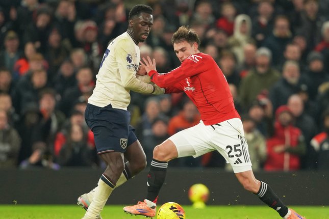 Gelandang Manchester United, Manuel Ugarte (c) MUFC Official