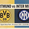 Prediksi Dortmund vs Inter 29 Januari 2026