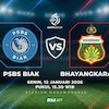 Prediksi BRI Super League: PSBS Biak vs Bhayangkara FC 12 Januari 2026