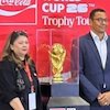 Dibuka oleh Legenda Brasil dan Arsenal, Trofi Piala Dunia Dipamerkan di Jakarta