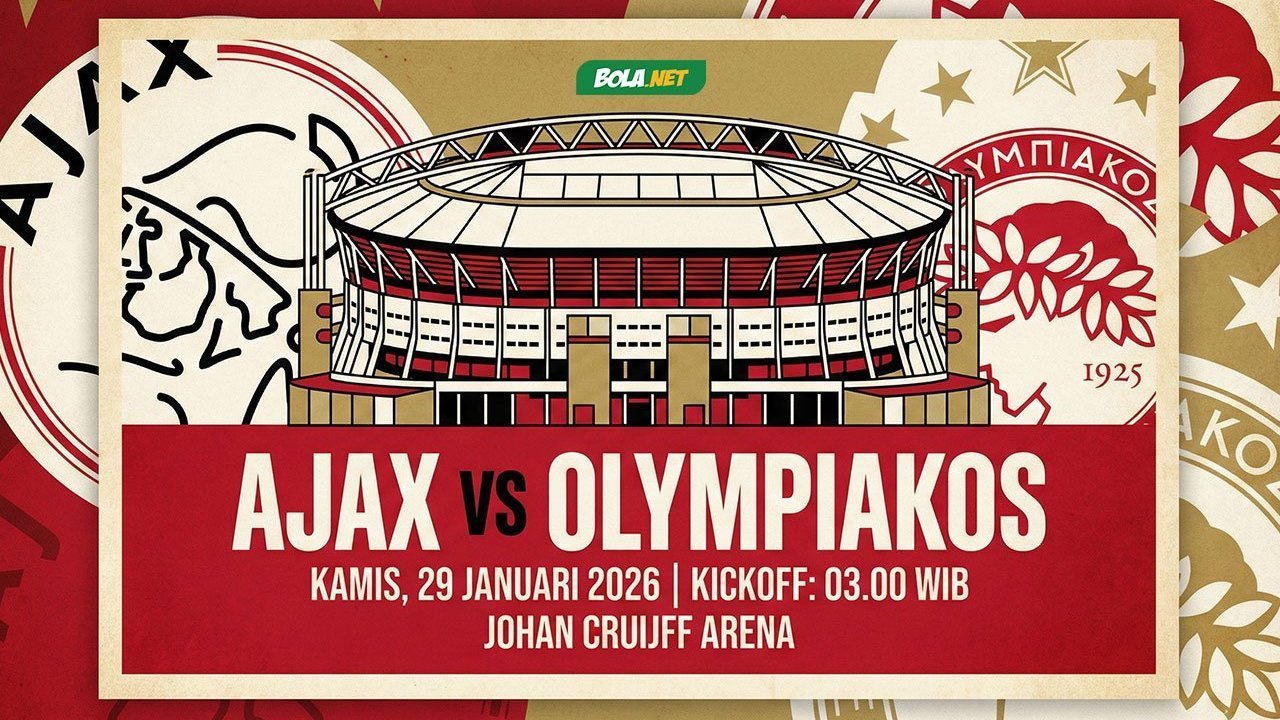 Prediksi Ajax vs Olympiacos 29 Januari 2026 Prediksi Ajax vs Olympiacos 29 Januari 2026