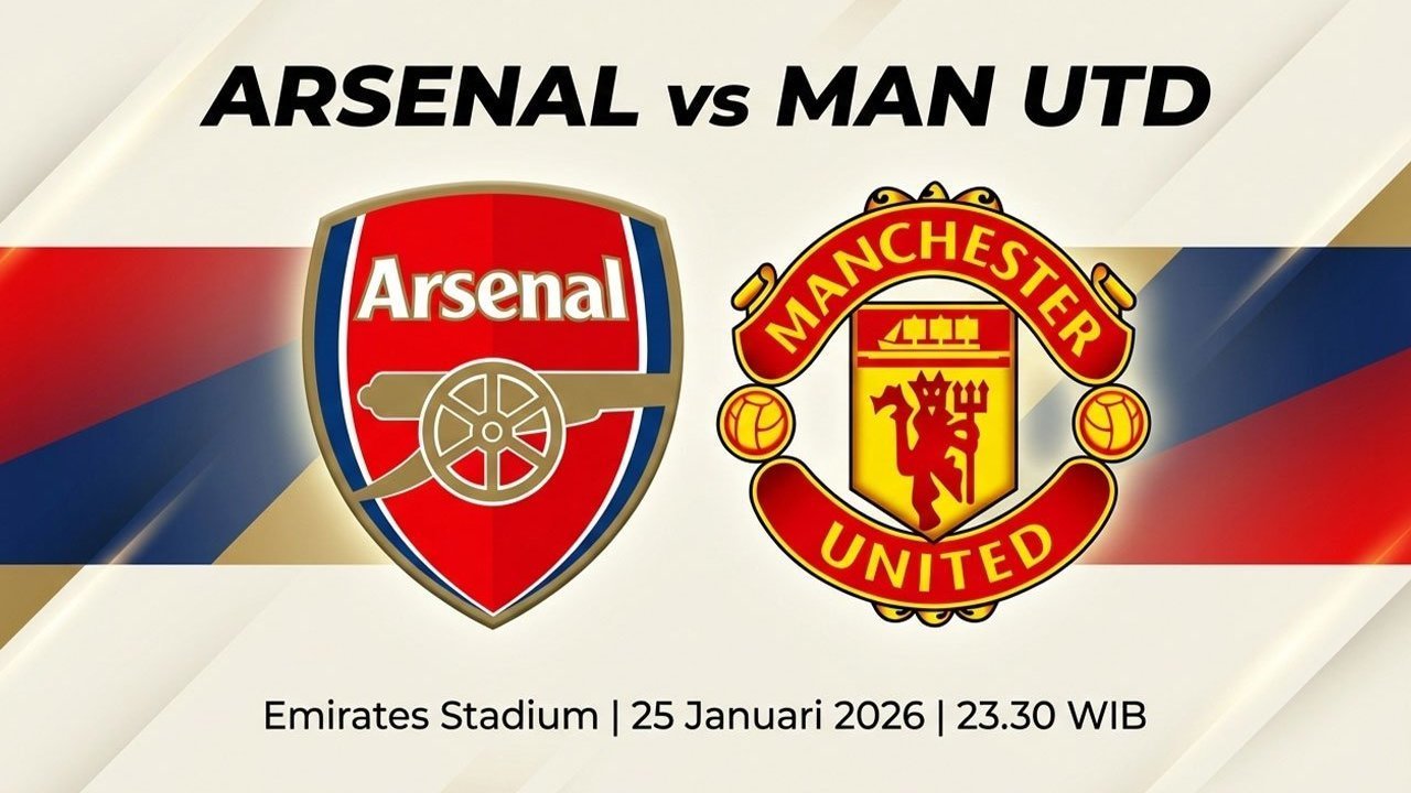 Data Fakta Arsenal vs Man Utd: Meriam London Siap Meledak, Setan Merah Dihantui Rekor Buruk