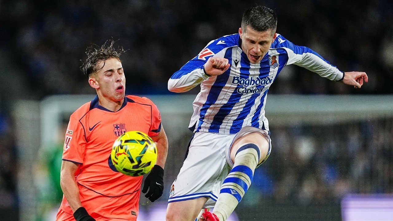 Real Sociedad vs Barcelona: Barca Keok, Fermin Lopez Tertawakan Keputusan Wasit