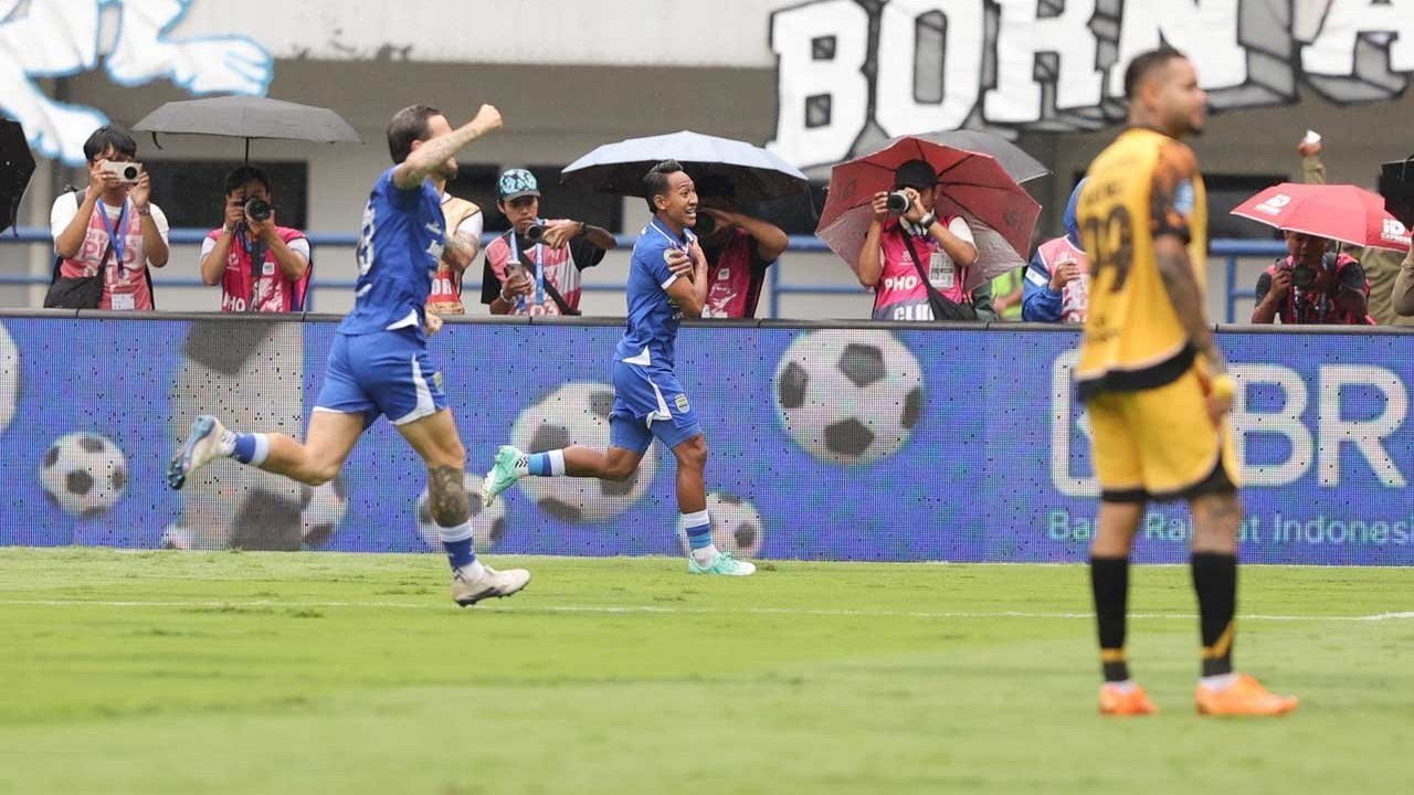 Beckham Putra Ulang Selebrasi Rp75 Juta saat Cetak Gol di Laga Persib vs Persija