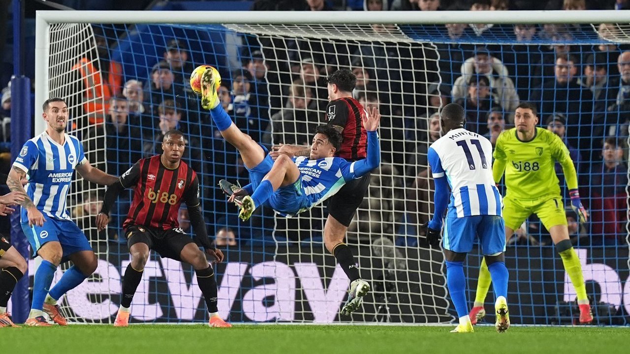 Brighton vs Bournemouth: Gol Salto Ajaib Remaja 18 Tahun Selamatkan Tuan Rumah dari Drama VAR
