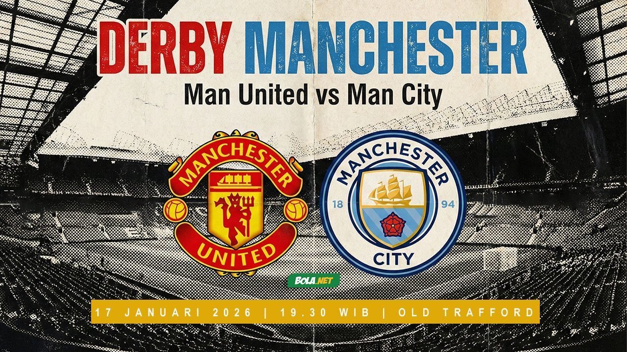 Nonton Live Streaming Man Utd vs Man City di Vidio - Liga Inggris 2025/2026