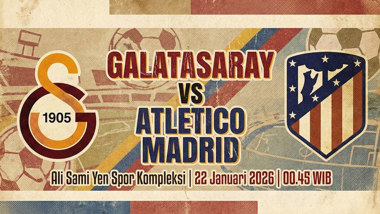 Jadwal Nonton Live Streaming Galatasaray vs Atletico Madrid Hari Ini, 22 Januari 2026