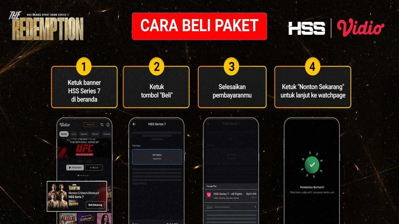 Saksikan HSS Series 7 Eksklusif di Vidio, Begini Cara Nontonnya