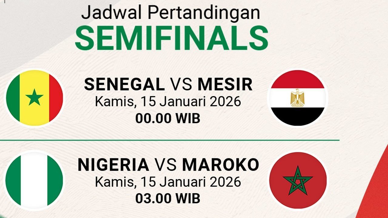 Link Live Streaming Piala Afrika 2025 Babak Semifinal di Vidio