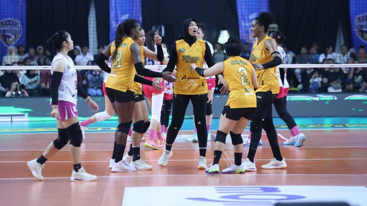 Popsivo Polwan Selangkah ke Podium, Kalahkan Electric PLN 3-0 di Leg Pertama Proliga 2026