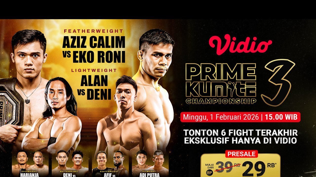 Jangan Lewatkan, Live Streaming Prime Kumite Championship 3 di Vidio