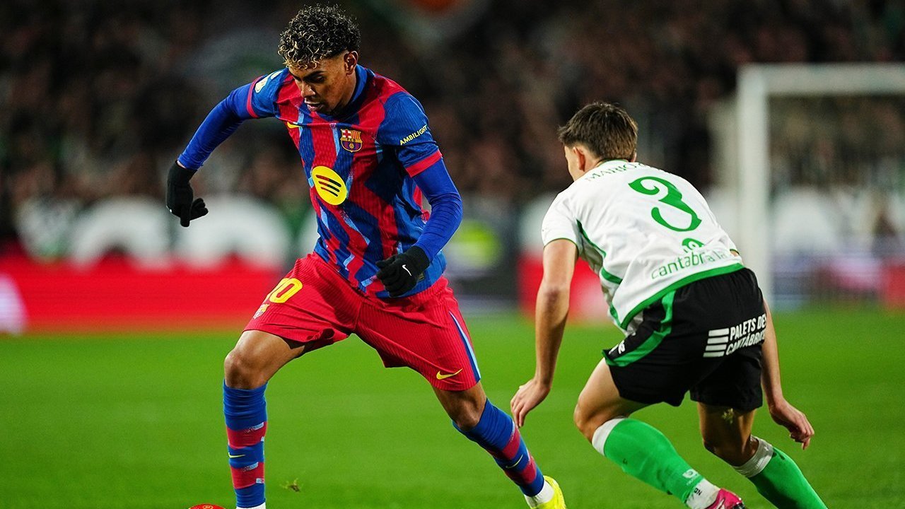 Man of the Match Racing Santander vs Barcelona: Lamine Yamal