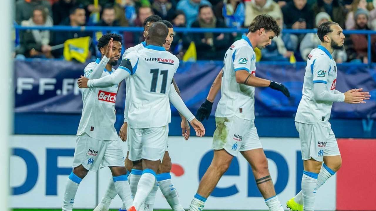 Mason Greenwood Hat-trick, Marseille Hajar Bayeux 9-0 di Coupe de France
