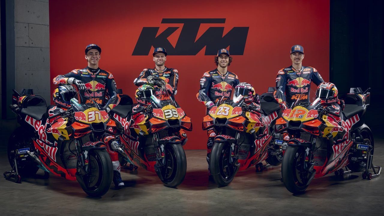 Desain Kembar Lagi, 6 Potret Livery Red Bull KTM Factory Racing dan Red Bull KTM Tech 3 di MotoGP 2026