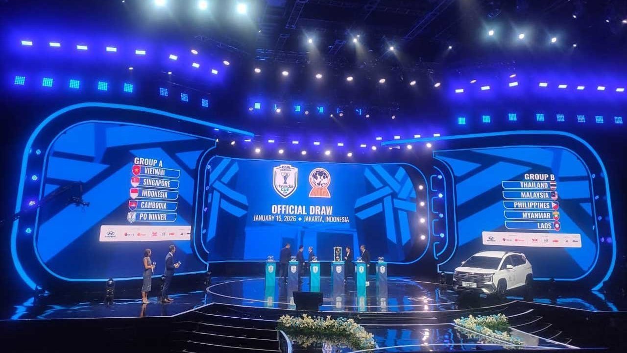 Hasil Drawing Fase Grup Piala AFF 2026: Timnas Indonesia Bertemu Vietnam
