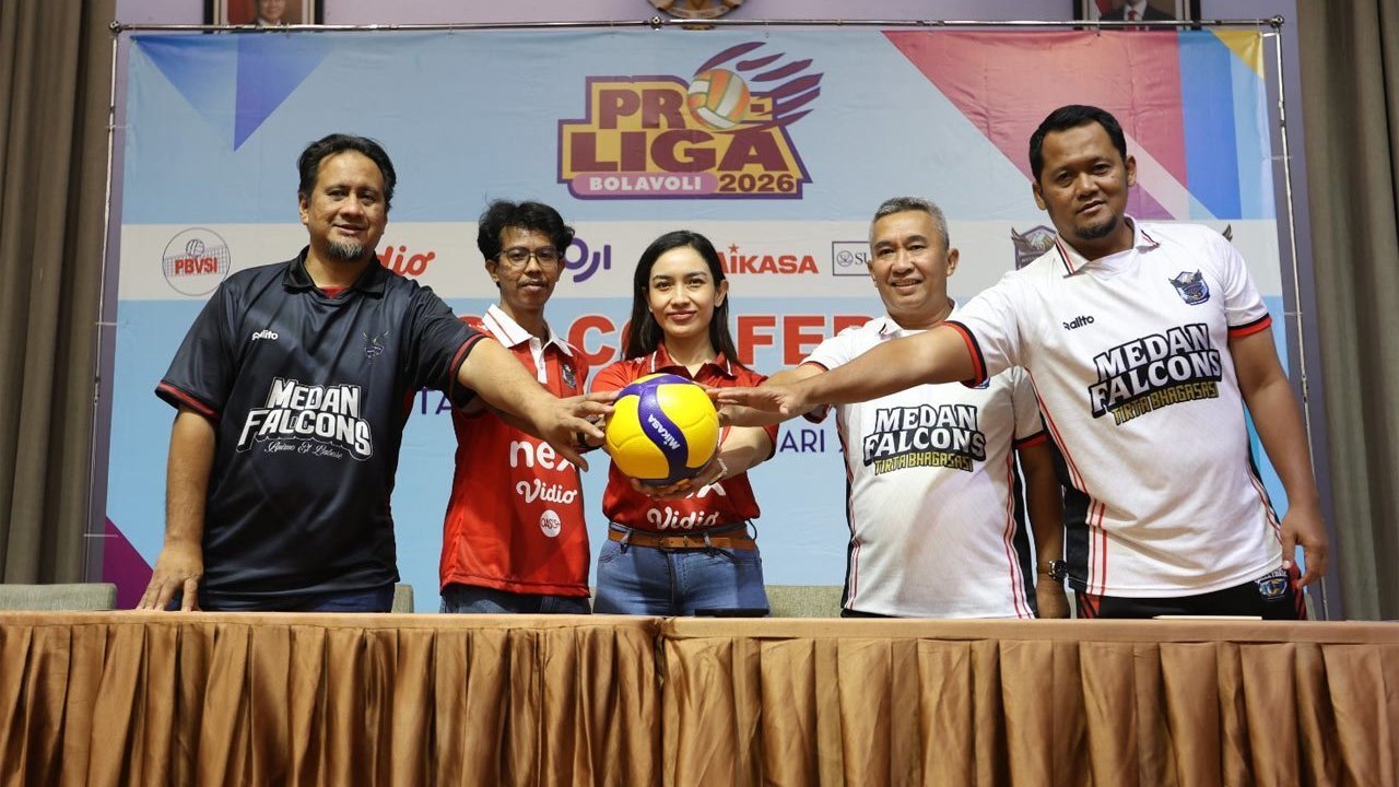 Main di Rumah Sendiri, Medan Falcons Tirta Bhagasasi Bidik 2 Kemenangan di Pekan Kedua Proliga 2026