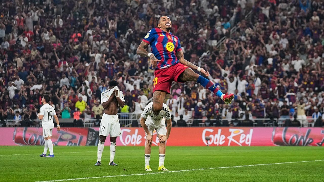 Man of the Match Barcelona vs Real Madrid: Raphinha