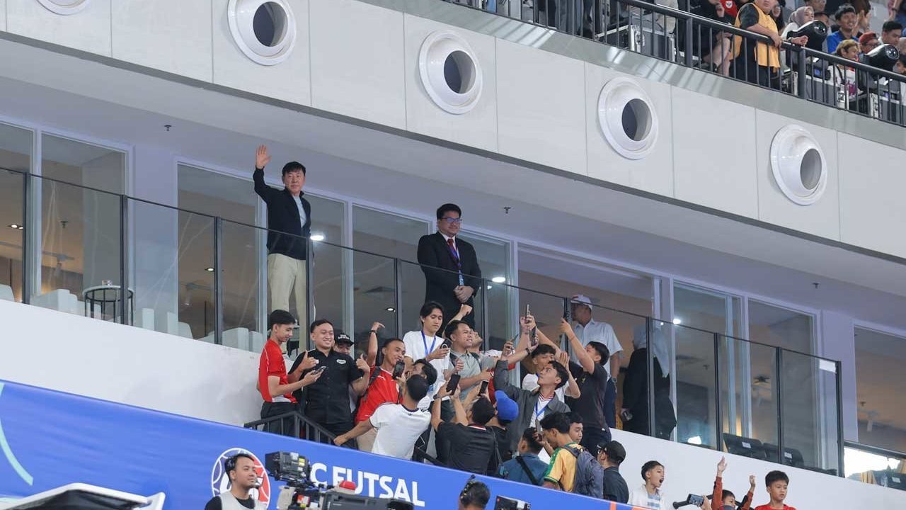 Shin Tae-yong Bikin Heboh Indonesia Arena: Magnet Publik Saat Korea Selatan Dibantai 0-5 Timnas Futsal Indonesia Shin Tae-yong Bikin Heboh Indonesia Arena: Magnet Publik Saat Korea Selatan Dibantai 0-5 Timnas Futsal Indonesia