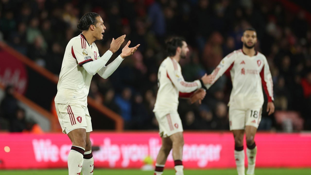 Hasil Bournemouth vs Liverpool: Gara-gara Virgil van Dijk, The Reds Pulang Dengan Kekalahan
