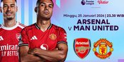 Link Siaran Langsung Liga Inggris: Arsenal vs Manchester United di Vidio, 25 Januari 2026 Link Siaran Langsung Liga Inggris: Arsenal vs Manchester United di Vidio, 25 Januari 2026