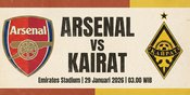 Prediksi Arsenal vs Kairat 29 Januari 2026