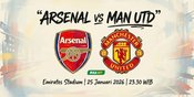 Arsenal vs Manchester United: Meriam London Superior, Setan Merah Terancam