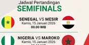 Link Live Streaming Piala Afrika 2025 Babak Semifinal di Vidio