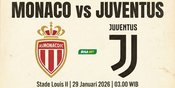 Prediksi Monaco vs Juventus 29 Januari 2026
