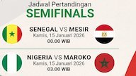 Link Live Streaming Piala Afrika 2025 Babak Semifinal di Vidio
