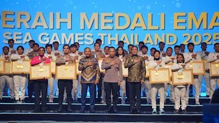Berprestasi di SEA Games, 38 Atlet Polri dan 101 Atlet Non-Polisi Dapat Apresiasi Kapolri Berprestasi di SEA Games, 38 Atlet Polri dan 101 Atlet Non-Polisi Dapat Apresiasi Kapolri