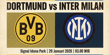 Prediksi Dortmund vs Inter 29 Januari 2026