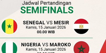 Link Live Streaming Piala Afrika 2025 Babak Semifinal di Vidio