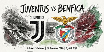 Siaran Langsung Liga Champions: Juventus vs Benfica, Kick Off Jam 03.00 WIB