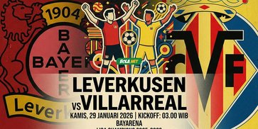 Prediksi Leverkusen vs Villarreal 29 Januari 2026 Prediksi Leverkusen vs Villarreal 29 Januari 2026