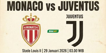 Prediksi Monaco vs Juventus 29 Januari 2026