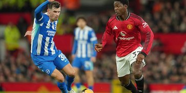 Rapor Pemain Man United vs Brighton: Tetap Kalah Meski Main 4 Bek Plus Kobbie Mainoo