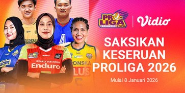 Segera Tayang, Jadwal Live Streaming Proliga 2026 Eksklusif di Vidio