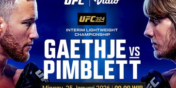 Jadwal Siaran Langsung Pertandingan UFC 324 di Vidio Akhir Pekan Ini Jadwal Siaran Langsung Pertandingan UFC 324 di Vidio Akhir Pekan Ini