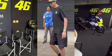 Hore! Valentino Rossi Akhirnya Jajal Sirkuit Mandalika untuk Pertama Kali, Dampingi VR46 Riders Academy Latihan