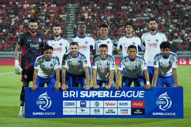 Perkiraan Susunan Pemain Starting XI Arema FC pada laga BRI Super League 2025/2026 (c) Dok. Arema FC
